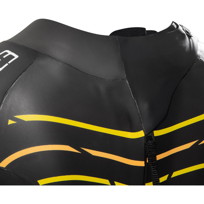 2022 Zone3 Womens Thermal Aspect Breaststroke Wetsuit WS21WTMA101 - Black / Orange / Yellow